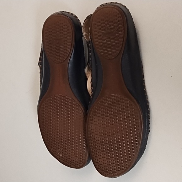 Pikolinos Naturally good 2 tone Blue & Tan Leather Mary Jane - Picture 5 of 14